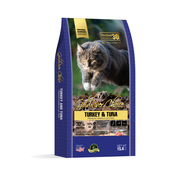 GOLDRIVER CHOICE CAT FOOD TURKEY & TUNA 