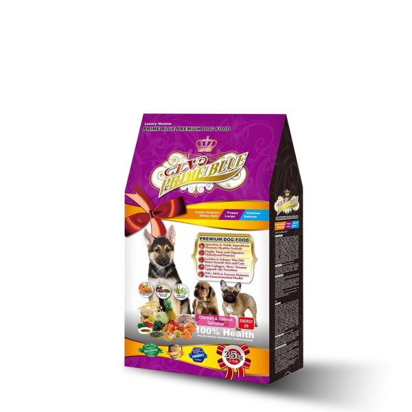 lv-prime-blue-chicken-salmon-spirulina-energy28-dog-food 9. LV PRIME BLUE PUPPY ENERGY28 CHICKEN & SALMON + SPIRULINA