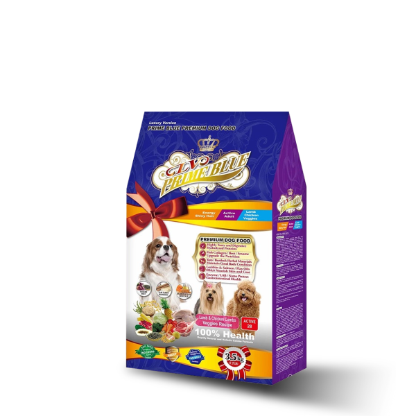 lv-prime-blue-lamb-chicken-combo-veggies-active28-dog-food 7. LV PRIME BLUE ADULT ACTIVE28 LAMB & CHICKEN COMBO + VEGGIE