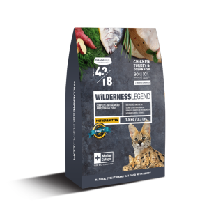 Wilderness Legend Grain Free Mother & Kitten  Food - Chicken, Turkey & Ocean Fish