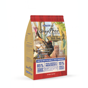 NutriEdge GRAIN FREE Cat Food 40/14 FRESH CHICKEN & SALMON