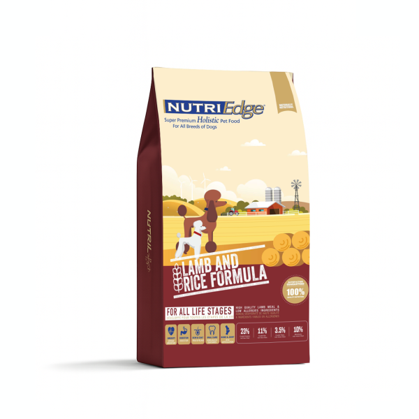 NutriEdge Lamb & Rice Formula (All Life Stages Dog Food/Holistic DogFood/ DryFood )