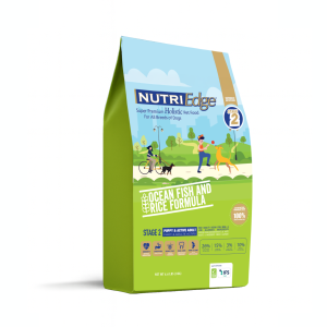NutriEdge Stage 2 (Puppy & Active Adult - Ocean Fish & Rice Formula Holistic Dry Food)