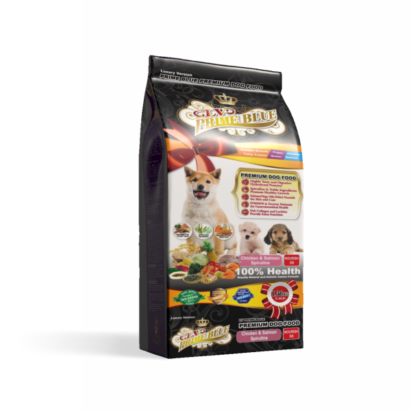 LV PRIME BLUE PUPPY NOURISH30 CHICKEN & SALMON + SPIRULINA