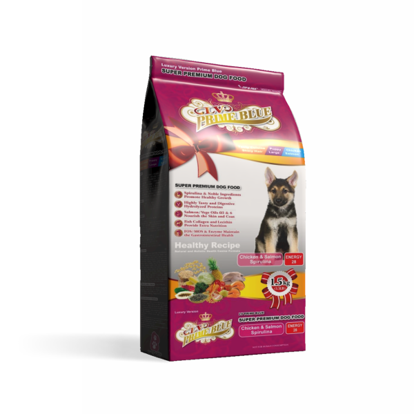 9. LV PRIME BLUE PUPPY ENERGY28 CHICKEN & SALMON + SPIRULINA