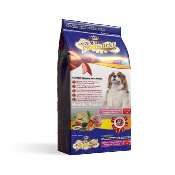 7. LV PRIME BLUE ADULT ACTIVE28 LAMB & CHICKEN COMBO + VEGGIE